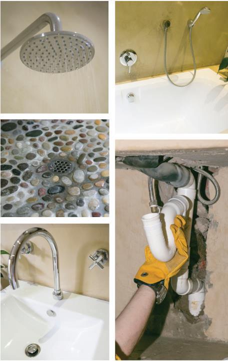 The various applications of plumbing services includes: 1. Pipes jointing 2. Traps fixing 3. P traps repairs and fixing 4. Fixing and installation of showers, taps, waste pipes etc. 5.