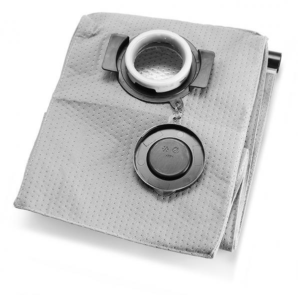 Due to the larger dimensions, the filter sack can be used for both containers 33 and 44.