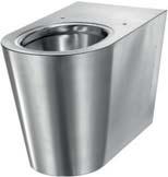 83 FRAJU washbasin Wall-mounted stainless steel washbasin. Overall size 540 480mm steel, 1.2mm for bowl, 1.