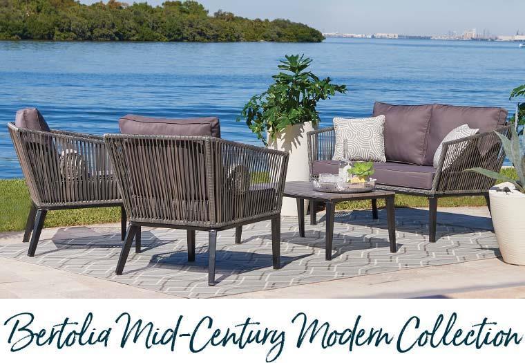 2 Give your guests a comfy and cozy place to relax when they visit with our mid-century modern collection.