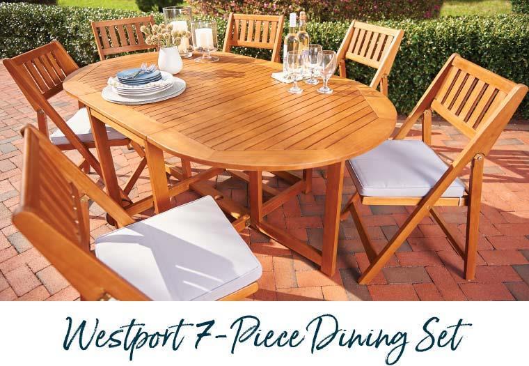 4 Nothing goes better with warm weather than a delicious meal served on a beautiful table.