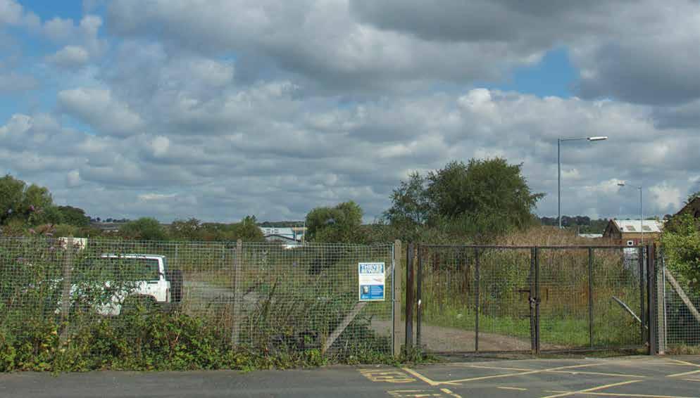 Photo: Andrew Dow Brownfield land on site adjacent to Stratford-upon-Avon Railway Station