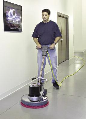 Advance Floor Machines Feature Easy Maintenance Clean floors, both hard and soft, with a floor machine from Advance.