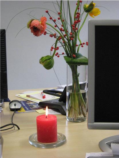 Organizational Fire Protection No open flames in the office Burning candles are not allowed!