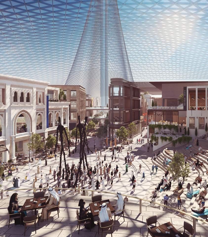 DUBAI SQUARE Picture this. A residential, hospitality and retail indoor city with 10,000 residential units, over 1,500 hotel rooms and a 7,500 sq m of retail indulgence.