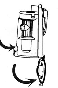 To remove the dust-bin; Press the dust-bin release button whilst grasping the handle and pull the dust-bin away from the vacuum. (Fig. 6) Fig.