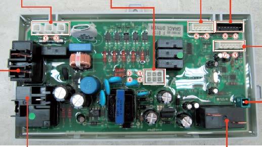 back to the Main PCB; this in turn controls the function of the heating element Thermostat 1 is