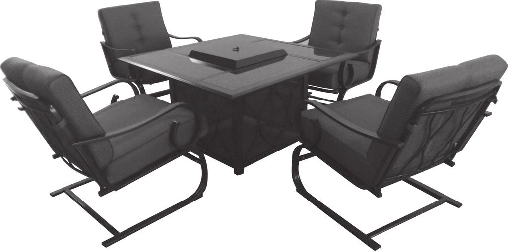 OWNER S MANUAL Smoky Hill pc Gas Firepit Chat Set