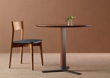 TERO TABLE STAND The Tero table collection is characterised by the subtle dialogue between