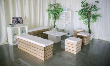 led poseur tables Rustic style 795 X1 12ft crate bar X6 white top crate
