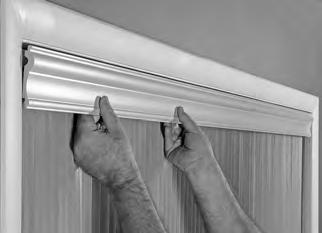 Squeeze Valance Outside Mount Inside Mount Room Divider Installation If you ordered a room divider kit, you received a second valance along with the appropriate number of rear valance clips.