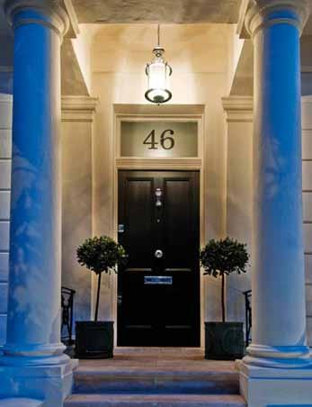 10 The Kensington & Chelsea Entrance Door Presenting a grand entrance to the property our period doors make a statement and can be designed to match new or existing details.