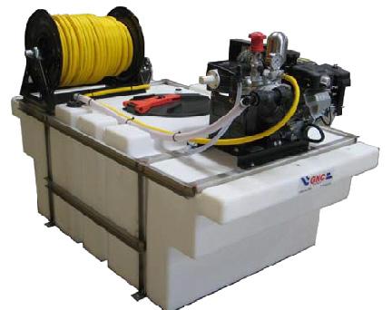GPM pump Patented low volume spray system (1 quart per 1000ft²)