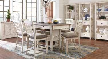 Set includes table & 4 chairs RALENE