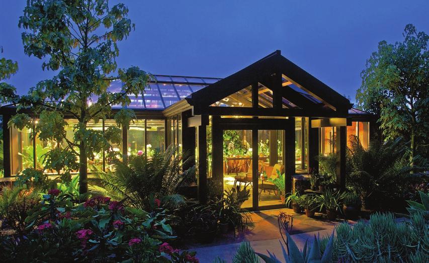 MERIDIAN ESTATE GREENHOUSES Be inspired to create a place to protect tender plants from the elements and enjoy a