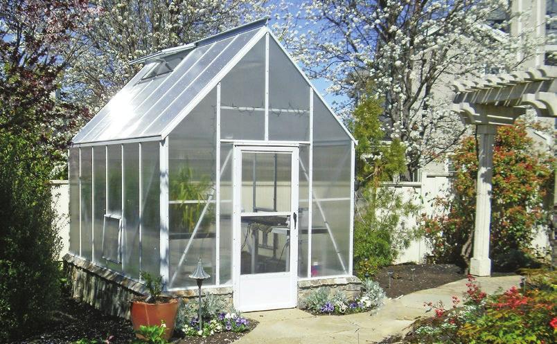CAPE COD POLYCARBONATE GREENHOUSE Are you considering a raised wall for your greenhouse?