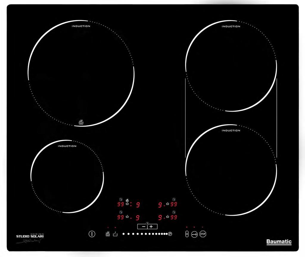 9 cm 10 cm 16 cm oval 12 cm 10 cm 28 cm 24 cm Expandable Zones On selected induction cooktops you have the ability to join zones together, expanding two small zones into one large zone providing the