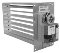 ZONE DMPERS RETNGULR ZONE DMPERS The rectangular zone dampers are available in either medium pressure or heavy duty. For systems under 5 tons, use medium pressure dampers.