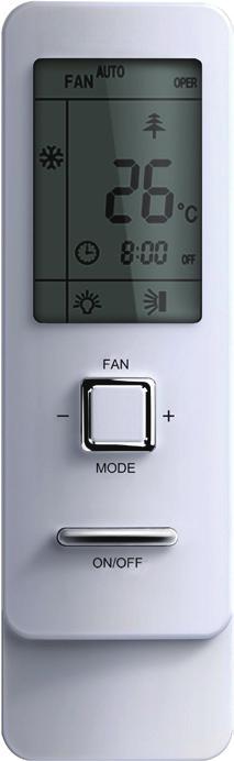 Buttons on remote controller 1 2 3 4 2 4 3 1 (before opening cover ON/OFF button FAN button MODE button +/- button Introduction for icons on display screen Auto mode Cool mode Dry mode Fan mode Heat