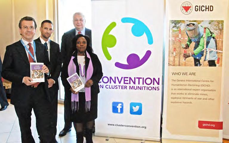 Launch of the third edition of A Guide to Cluster Munitions, published in collaboration with the Implementation Support Unit of the Convention on Cluster