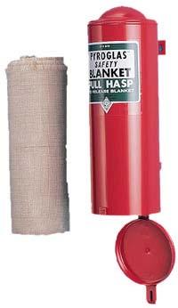 Fire Blanket: Fire blanket should be used when a student s clothing or hair catches fire. It can also be used to smother burning material on the floor or a bench.
