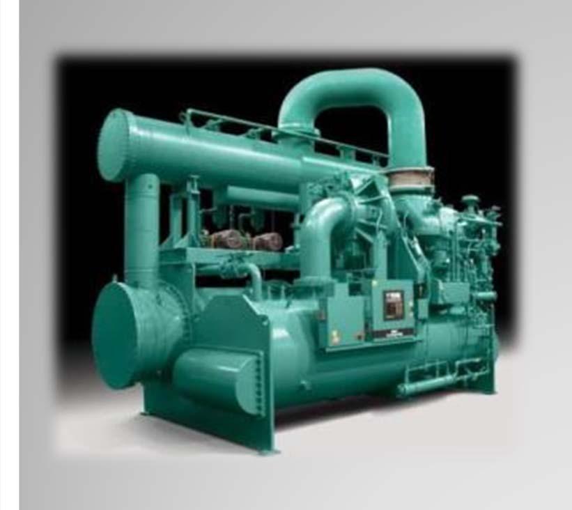 Steam Turbine Driven Cooling Uses traditional vapor compression