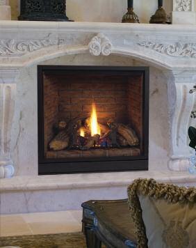 BLDV500 direct vent fireplace system BLDV400 shown with stone surround SIGNATURE COMMAND FIRE, AND MORE, AT YOUR FINGERTIPS!