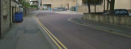 Street backing onto Brewery Car Park; Loss of boundary features for
