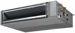 ADEA-A + ARXM-N9, AZAS-MV1/MY1 Concealed ceiling unit with medium ESP Slimmest yet most powerful medium static pressure unit on the market outblow Ideal solution for small businesses and shops