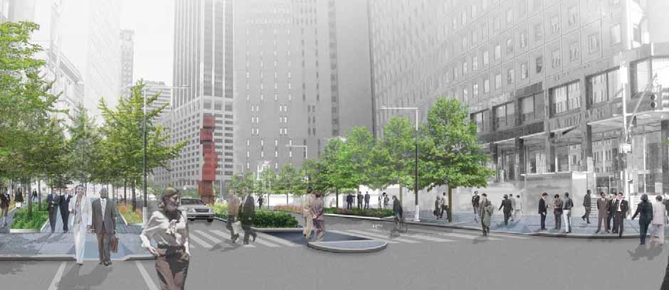 Proposed design for Whitehall and Water Street gateway