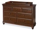 Shown on pages: 11, 14 DRAWER CHEST 1312010 / 40w x 18d x 52h Top left game console/dvd player drawer. Removable felt-lined tray reveals hidden storage in top right drawer.