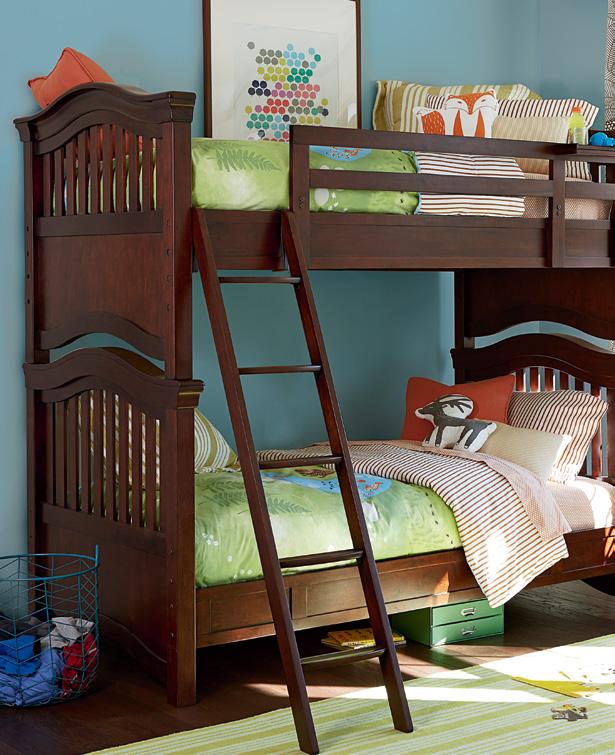 CLASSIC CHERRY BUNK BED 1312530 Twin Bunk