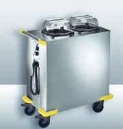 individually heated Heat and actively chill all in the same transport cart.