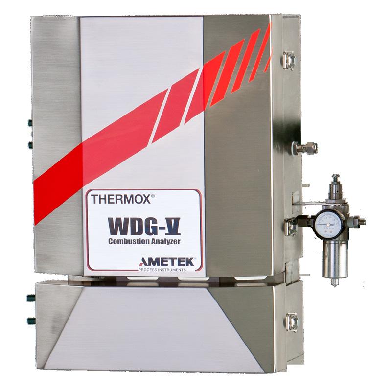 In WDG-V COMBUSTION ANALYZER SYSTEM WDG-V COMBUSTION ANALYZER SENSOR RANGES: O 2 0-1% to 0-100% COMBUSTIBLES 0-1000ppm with overrange 0-2000ppm to 0-5% HYDROCARBONS 0-1% to 0-5% RESPONSE: O 2 90% <