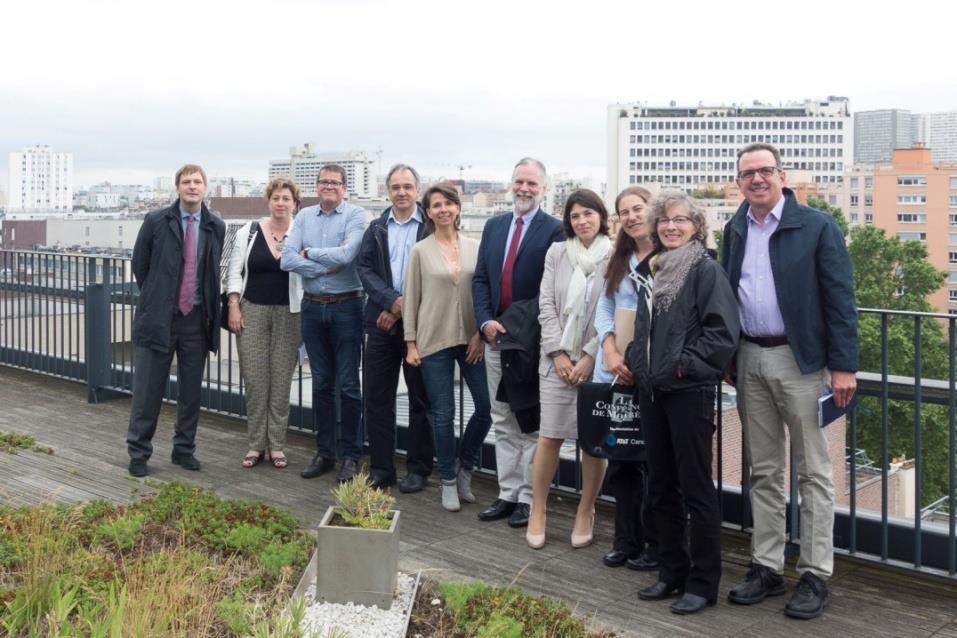 and blue network In Paris, experts discuss biodiversity indicators and monitoring on green