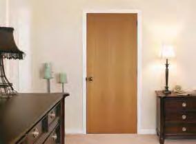 They are manufactured to resemble the look of an interior stile and rail wood door.
