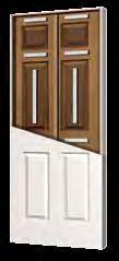 Construction Types Solid Particle Core (SC) Weight and feel of a wood door Reduces sound transmission Reeb stocks Solid Particle Core doors with a triple-bottom rail and wood stiles and rails for