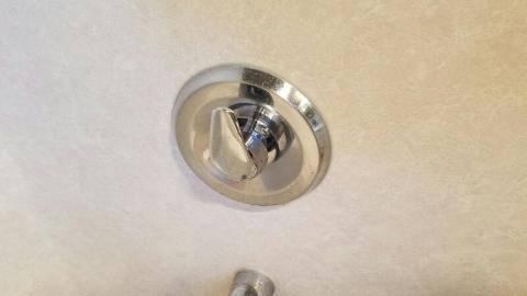 Tub, Shower, Plumbing Fixtures: The shower valve is not working correctly. It turns on both directions and goes full hot before going warm.