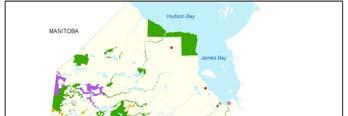 Protected Areas Currently Reported in Ontario Provincial system: 335 provincial parks (6.