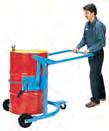 drum to be raised 20" above the floor Rolls smoothly on swivel casters which provide easy steering and include a floor lock Overall Dimensions: 34 1/2" L x 36" W (legs retracted), 37" L x 41" W (legs
