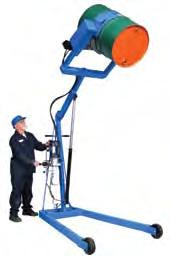 Hydra-Lift Drum handlers A safe way to lift, move, tilt and drain 45 imp. gal./55 US gal.