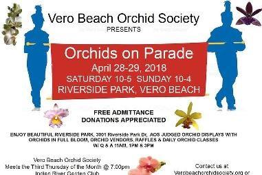 com Redland International Orchid Festival-Fruit and Spice Park May 18 th, 19 th and 20 th 2018, 9:00 a.m. to 5:00 p.m. 24801 SW 187th Ave.