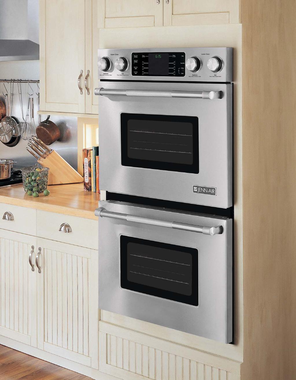PRO-STYLE WALL OVENS SHOWN: JJW9830DDP 30"