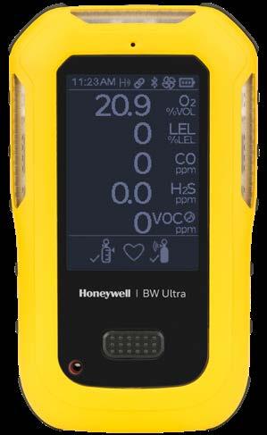 BW ULTRA User-Friendly Portable Five-Gas Detection in Confined Spaces Designed specifically for sampling and monitoring confined spaces, before and after entry, Honeywell BW Ultra offers enhanced