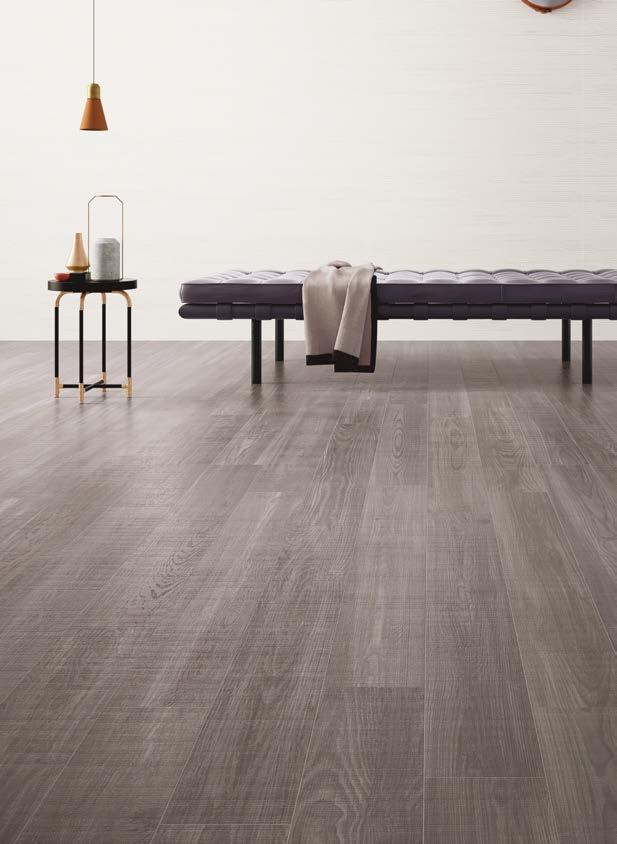 Dart Wood effect Berneray Wood effect Create a rustic feel with these wood effect tiles in grey, black and