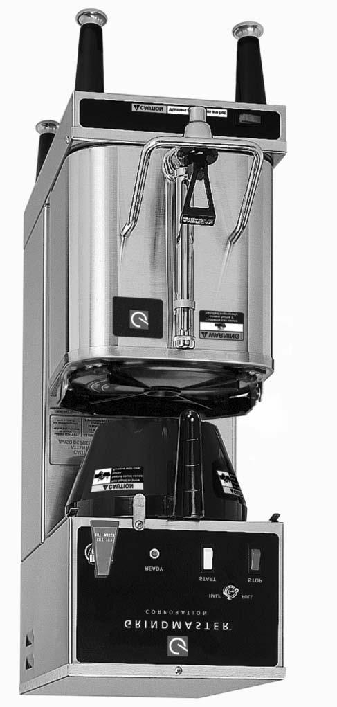 P200E Shuttle Brewer Operator Manual Safety Information...2 Installation...3 Start-up...4 Operation...5 Adjustments...5 Table of Contents Model P200E Cleaning...8 Maintenance...9 Troubleshooting Guide.