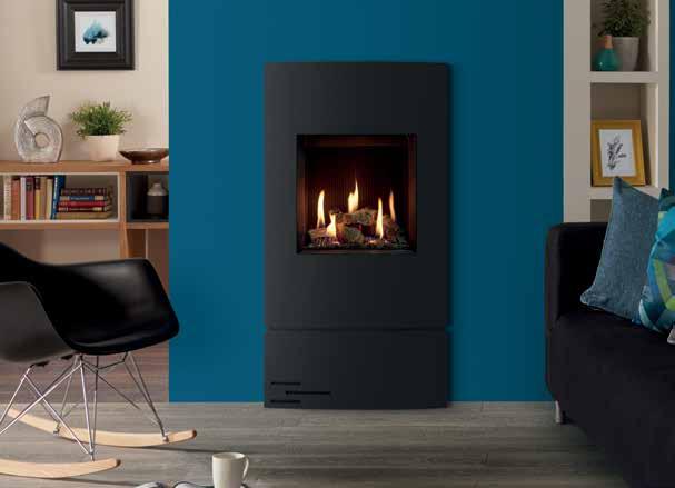Riva2 400 Riva2 400 Verve S with Vermiculite lining Riva2 400 Verve S with base section and Black Reeded lining Efficiency & Heat Output Chimney or Flue Options Gas Type Fuel Bed Linings Control