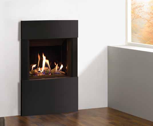 60kW 3 3 3 3 3 3 3 3 LOGS Black Glass Black Reeded Vermiculite fluted ledgestone Vermiculite effect brick effect programmable thermostatic REMOTE For the complete selection of frames available with