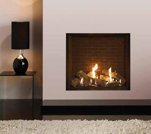 Riva2 750HL Riva2 750HL Evoke Glass with White Glass front and Ledgestone-effect lining Riva2 750HL Edge with Brick-effect lining Efficiency & Heat Output Chimney or Flue Options Gas Type Fuel Bed