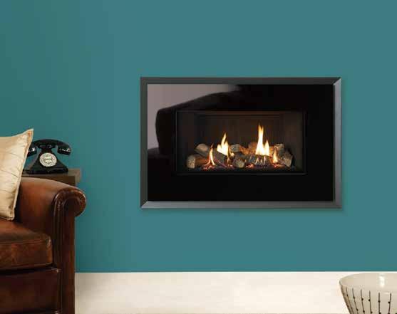 Riva2 670 Riva2 670 Designio2 Glass with Vermiculite lining Riva2 670 Evoke Glass with Black Glass front and Black Reeded lining Efficiency & Heat Output Chimney or Flue Options Gas Type Fuel Bed